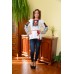 SALE!! Embroidered blouse "Poppies Painting", size M